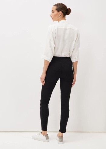 Phase Eight Amina Skinny Fit Jeans Black USA | 0328147-PL